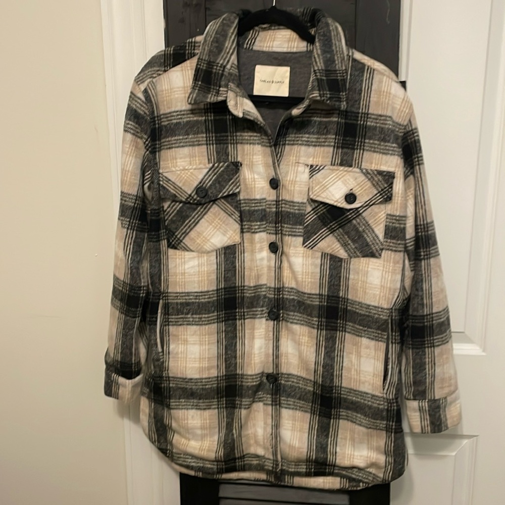 Thread and supply flannel jacket